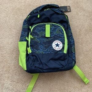 Converse Chuck Taylor All Star Kids Backpack Green Blue Camouflage
